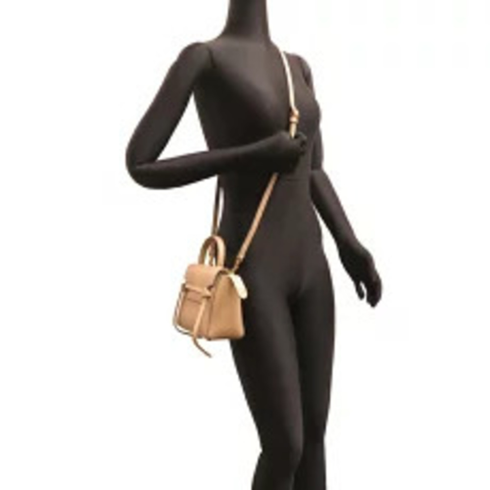 Celine Pico Belt Bag Handbag Leather Beige - Picture 8 of 10